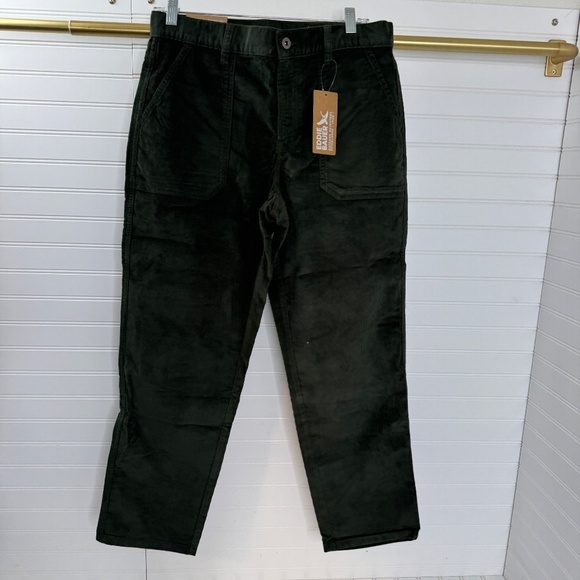 NEW Eddie Bauer Women's Madison Valley Cord Dark Forest US Size 4 - Picture 2 of 10